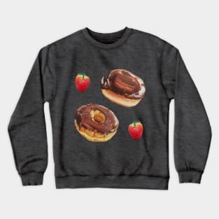 Donuts & Strawberries Crewneck Sweatshirt